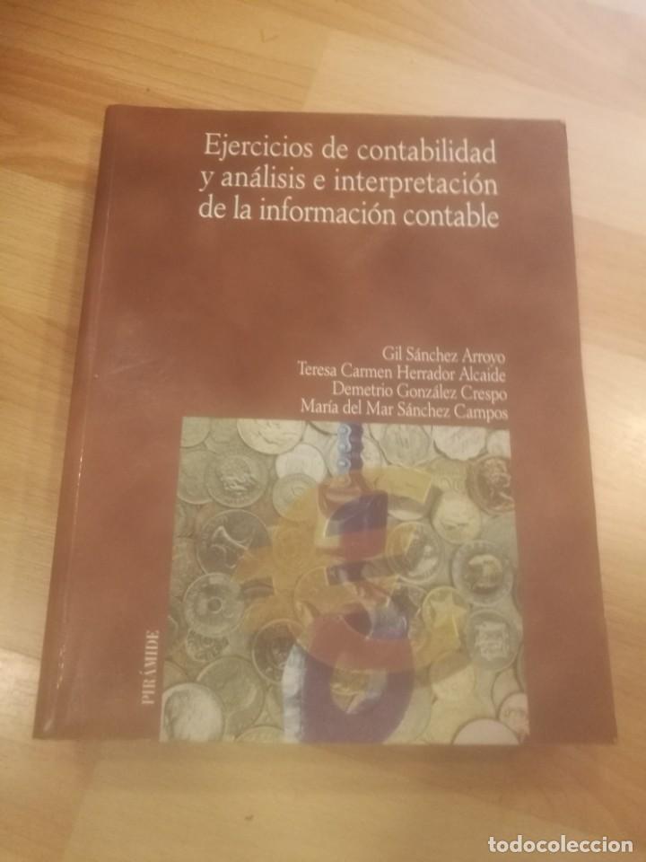 Libros: Ejercicios de contabilidad y an&aacute;lisis e interpretaci&oacute;n de la informaci&oacute;n contable. Pir&aacute;mide - Foto 1
