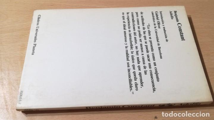 Libros: ADOLFO - BENJAMIN CONSTANT - PLANETA		TXT88 - Foto 2