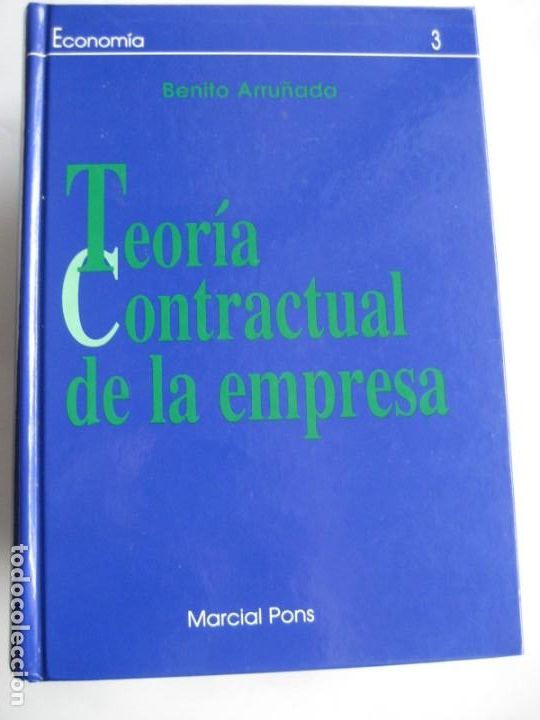 Libros: TEORIA CONTRACTUAL DE LA EMPRESA , BENITO ARRU&Ntilde;ADA - Foto 1