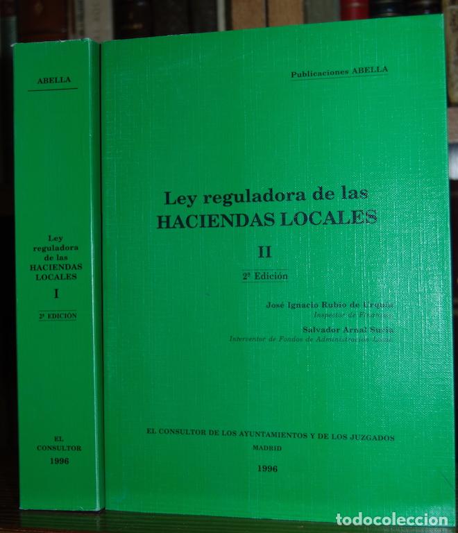 Libros: LEY REGULADORA DE LAS HACIENDAS LOCALES - RUBIO DE URQUIA, Jos&eacute; Ignacio - ARNAL SURIA, Salvador
