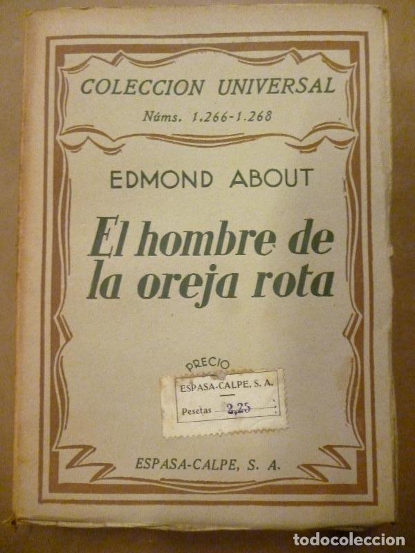 Libros: El Hombre de la Oreja Rota. - About, Edmond. - Foto 1