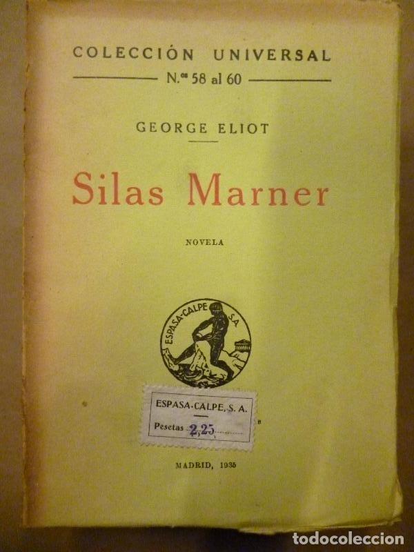 Libros: Silas Marner. Novela. - Eliot, George. - Foto 1