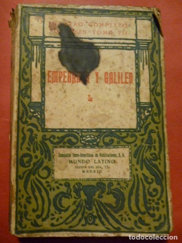 Libros: Emperador y Galileo. - Ibsen. - Foto 1