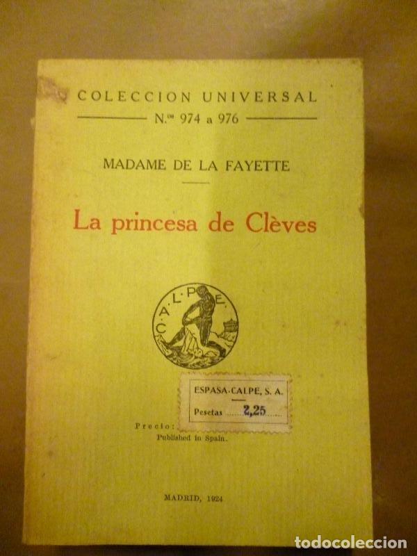 Libros: La Princesa de Cl&egrave;ves. - Madame de la Fayette - Foto 1