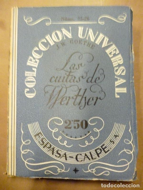 Libros: Las Cuitas de Werther. - Goethe, J.W. - Foto 1