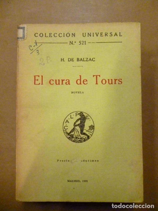 Libros: El Cura de Tours. - Balzac, H. de. - Foto 1