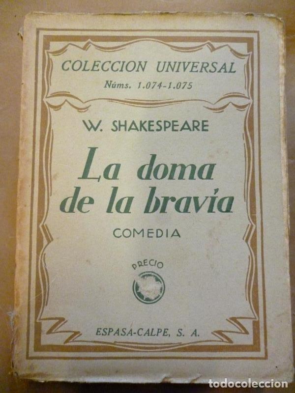 Libros: La Doma de la Brav&iacute;a. Comedia. - Shakespeare, W. - Foto 1