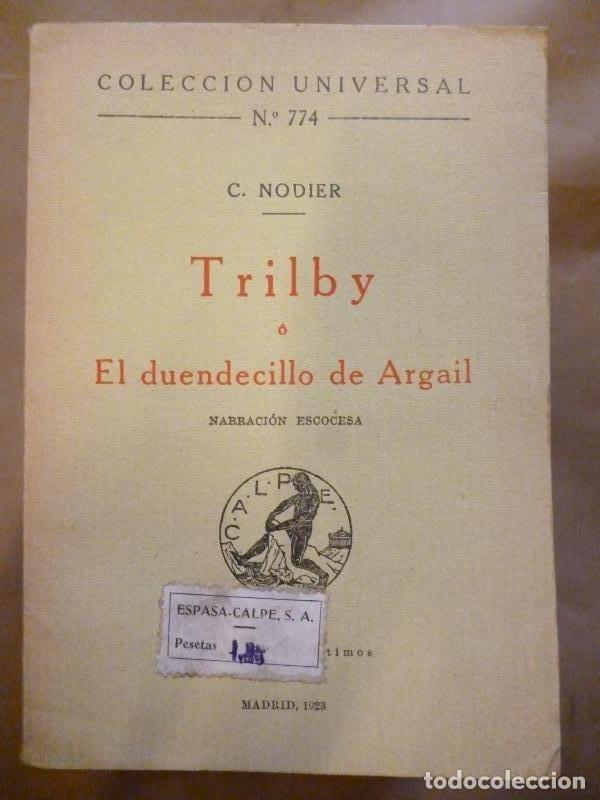 Libros: Trilby o el Duendecillo de Argail. - Nodier, C. - Foto 1
