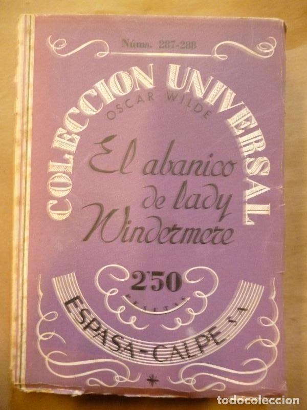 Libros: El Abanico de Lady Windermere. - Wilde, Oscar. - Foto 1