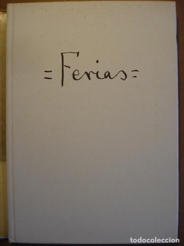 Libros: FERIAS. - Garc&iacute;a Lorca, Federico. - Foto 2