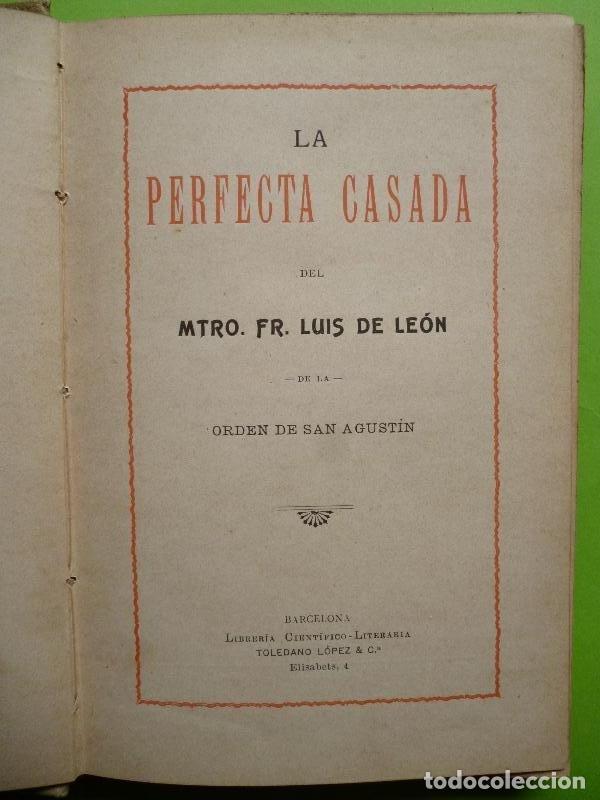 Libros: La Perfecta Casada. - Fr. Luis de Le&oacute;n. - Foto 2