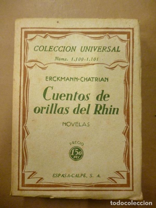 Libros: Cuentos de Orillas del Rhin. Novelas. - Erckmann-Chatrian. - Foto 1