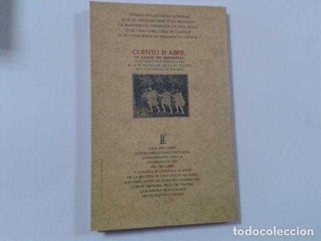 Libros: Cuento de abril. VALLE-INCL&Aacute;N, Ram&oacute;n. Ed. Espasa Calpe. 2006 - Foto 2