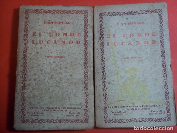 Libros: El Conde Lucanor. - Juan Manuel. - Foto 1