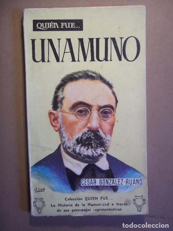 Libros: MIGUEL DE UNAMUNO. - (Unamuno) Gonz&aacute;lez-Ruano, C&eacute;sar. - Foto 1