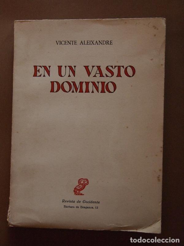 Libros: EN UN VASTO DOMINIO. - ALEIXANDRE, Vicente. - Foto 1
