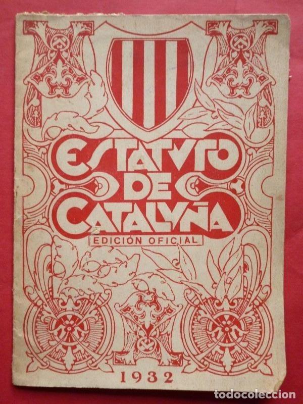 Libros: Estatuto de Catalu&ntilde;a. Ed. Oficial. - - Foto 1