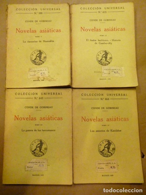 Libros: Novelas Asi&aacute;ticas. - Gobineau, Conde de. - Foto 1