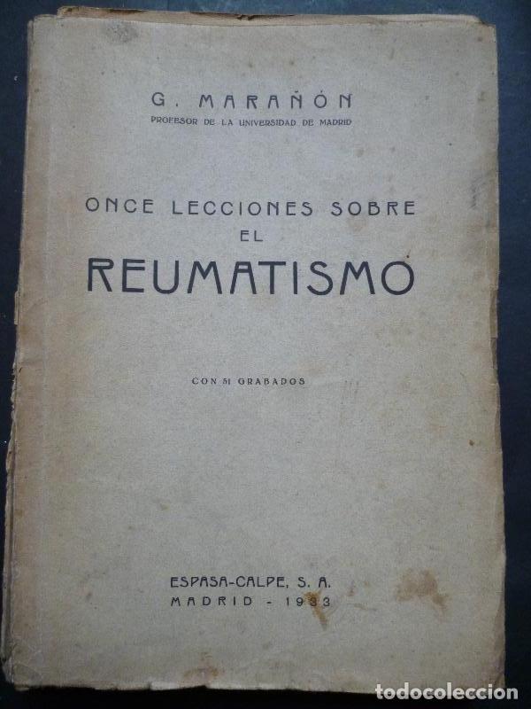 Libros: Once Lecciones sobre el Reumatismo. - Mara&ntilde;&oacute;n, G. - Foto 1