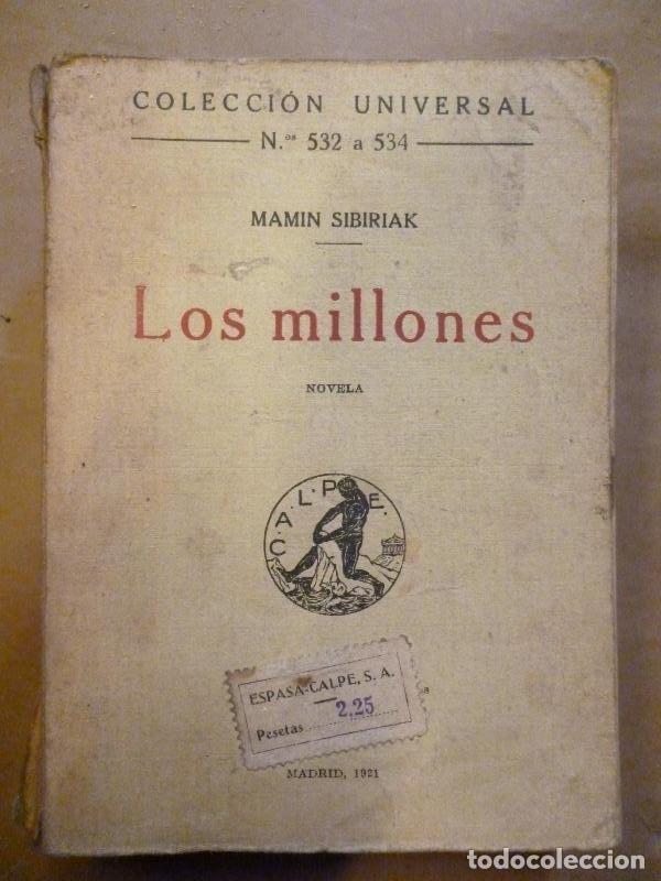 Libros: Los Millones. - Mamin Sibiriak. - Foto 1
