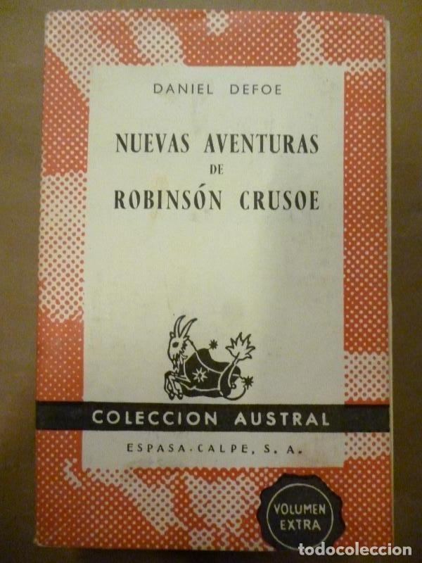 Libros: Nuevas Aventuras de Robinson Crusoe, - Defoe, Daniel. - Foto 1