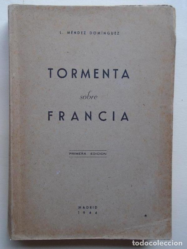 Libros: Tormenta sobre Francia. - M&eacute;ndez Dom&iacute;nguez, L. - Foto 1
