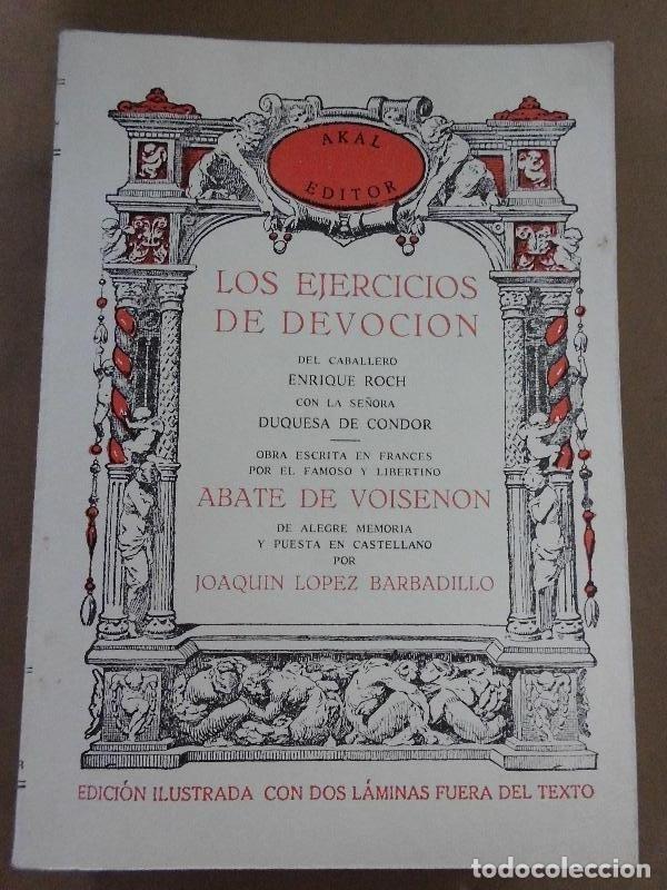 Libros: Los Ejercicios de Devoci&oacute;n del Caballero Enrique Roch y la Se&ntilde;ora Duquesa de Condor. Ed. ilustrada c - Foto 1