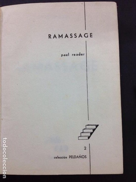 Libros: RAMASSAGE - Paul Reader - Foto 1