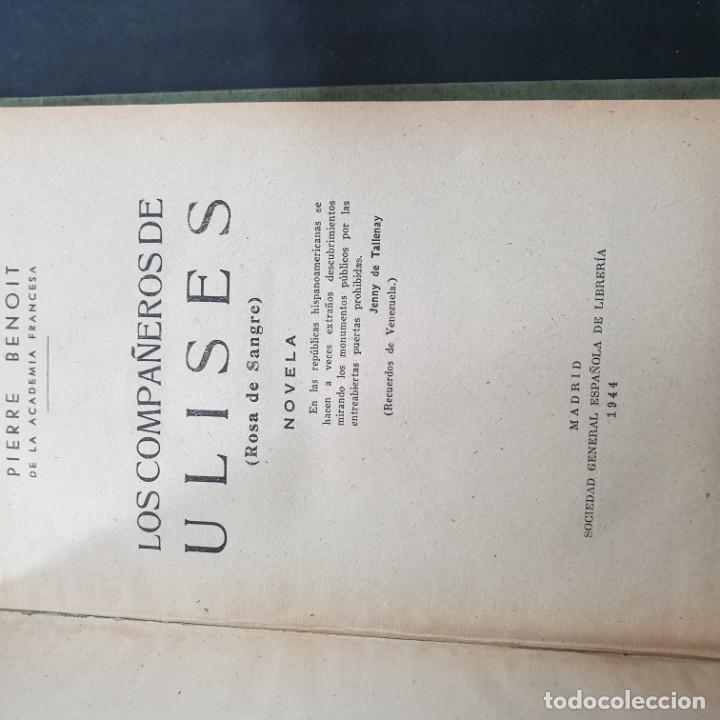 Libros: LOS COMPA&Ntilde;EROS DE ULISES (ROSA DE SANGRE). Pierre Benoit - Foto 2