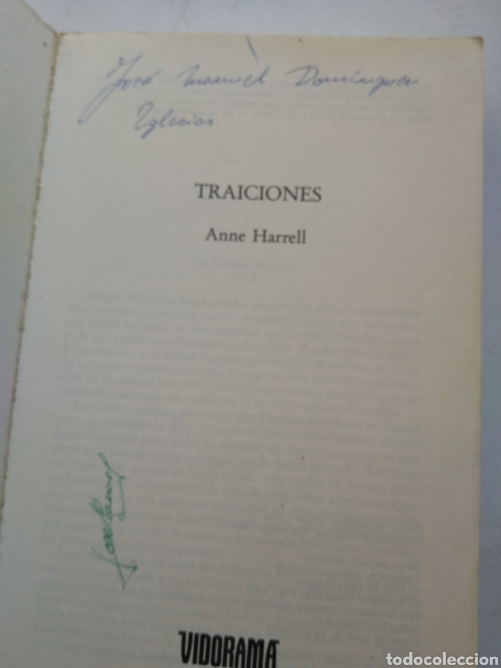 Libros: TRAICIONES/ANNE HARREELL - Foto 3