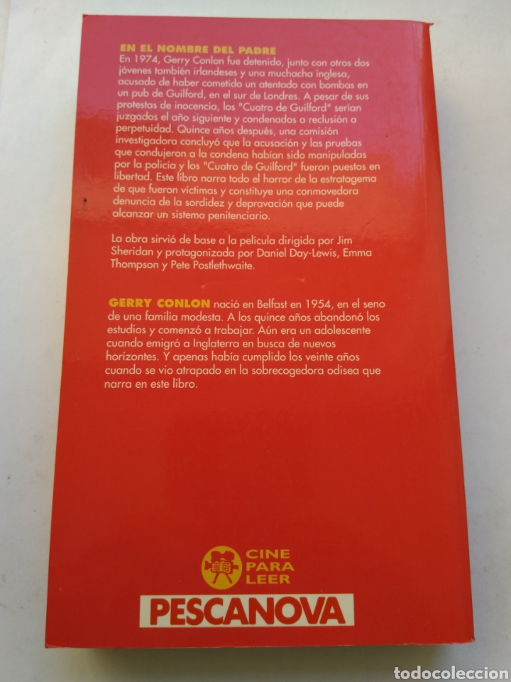 Libros: EN EL NOMBRE DEL PADRE/GERRY CONLON - Foto 2