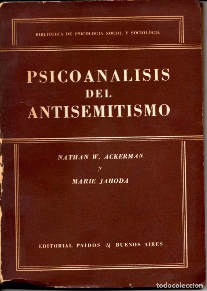Libros: Ackerman - Psicologia del antisemitismo - Foto 1