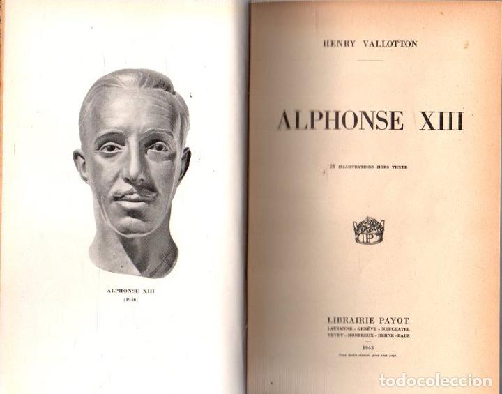 Libros: Alphonse XIII - Vallotton, Henry - Foto 1