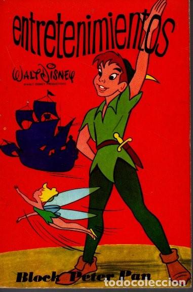 Libros: PETER PAN PRESENTA SU BLOCK DE ENTRETENIMIENTOS. - DISNEY, Walt. - Foto 1