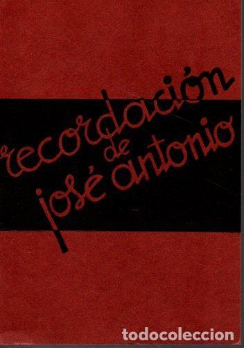 Libros: RECORDACION DE JOSE ANTONIO. - SUAREZ, Eugenio. - Foto 1