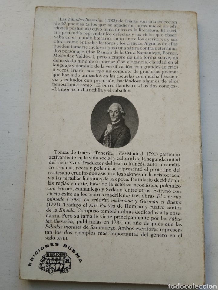 Libros: FABULAS LITERARIAS/IRIARTE - Foto 2