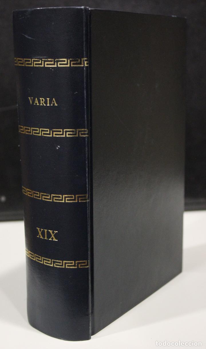 Libros: Varia XIX. Compendio. - Vv.aa - Foto 1