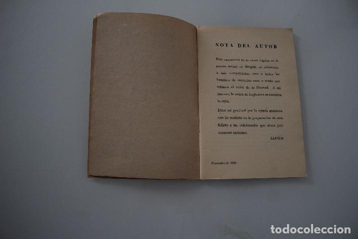 Libros: LA CAUSA DE INGLATERRA LORD LLOYD - Foto 2