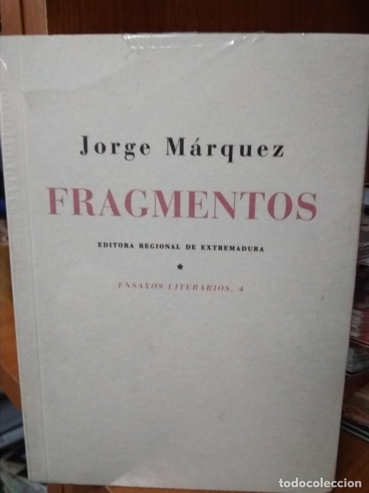 Libros: Fragmentos, Jorge M&aacute;rquez, Editora Regional de Extremadura - Foto 1