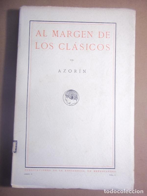 Libros: Al Margen de los Cl&aacute;sicos por ... - Azor&iacute;n - Foto 1