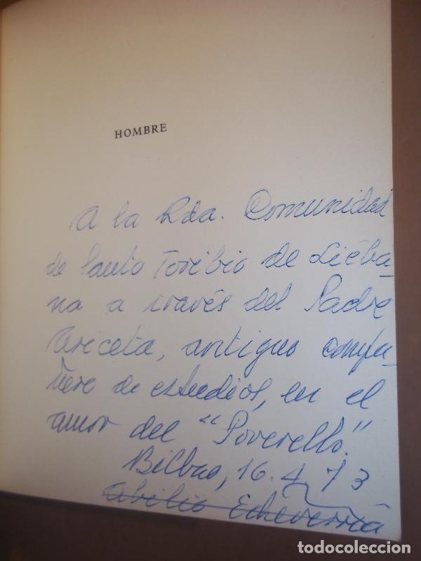 Libros: Hombre. - Echeverr&iacute;a, Abilio. - Foto 2