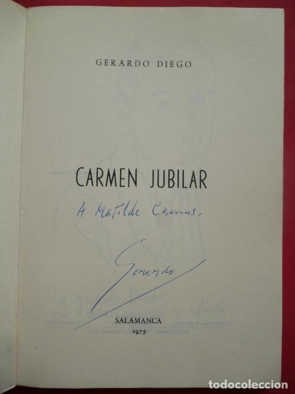 Libros: CARMEN JUBILAR. - DIEGO, Gerardo. - Foto 1