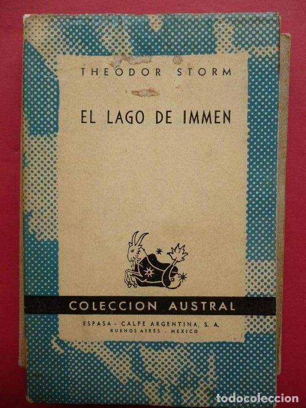 Libros: El Lago de Immen. - Storm, Theodor. - Foto 1