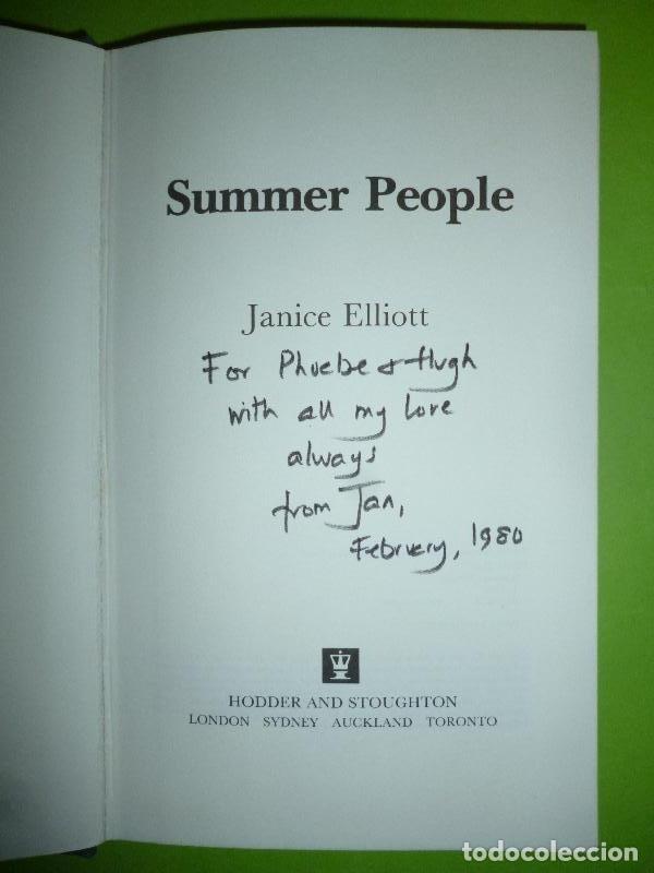 Libros: Summer People. - ELLIOTT (Janice). - Foto 2