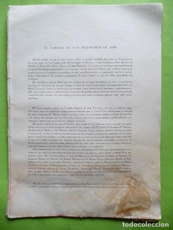 Libros: El Cord&oacute;n de San Francisco de As&iacute;s. - Jos&eacute; P&eacute;rez L&oacute;pez de Z&aacute;rate Bocos y Ramirez de Haro.