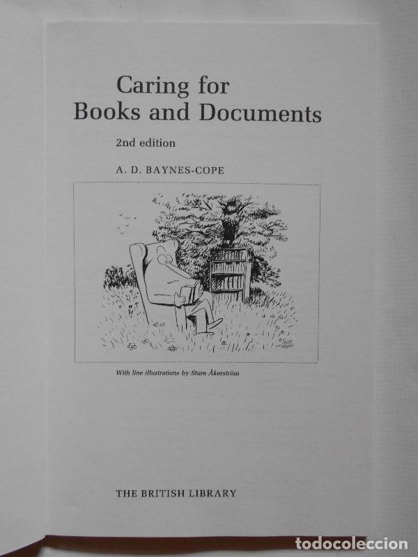 Libros: Caring for Books and Documents. - BAYNES-COPE (A.D.). - Foto 2