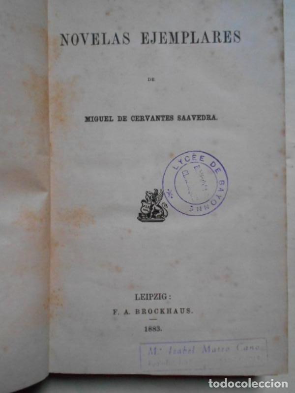 Libros: Novelas Ejemplares. - Cervantes Saavedra, Miguel de. - Foto 2