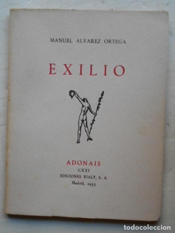 Libros: Exilio. - Alvarez Ortega, Manuel. - Foto 1