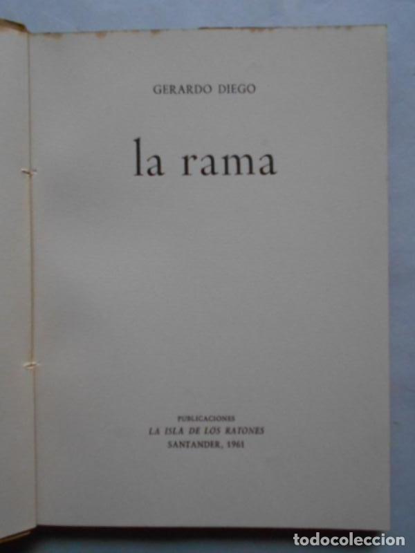 Libros: La Rama. - DIEGO, Gerardo. - Foto 2