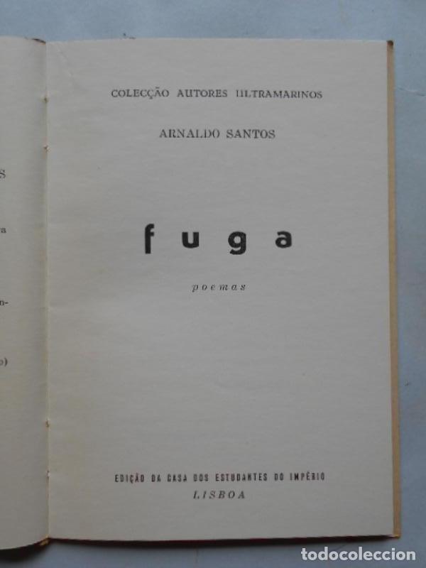 Libros: Fuga. Poemas. - Santos, Arnaldo. - Foto 2